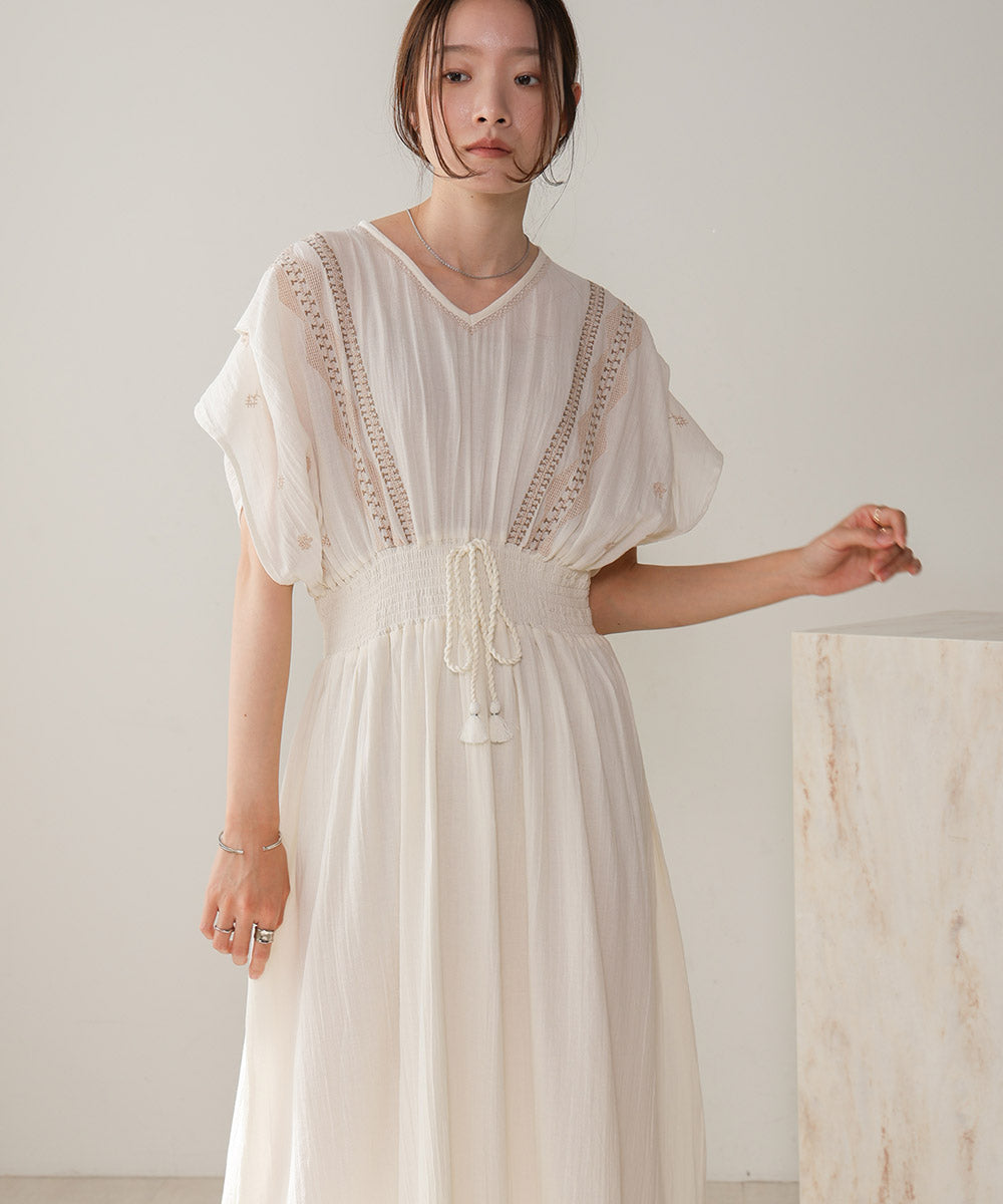 front embroidery onepiece
