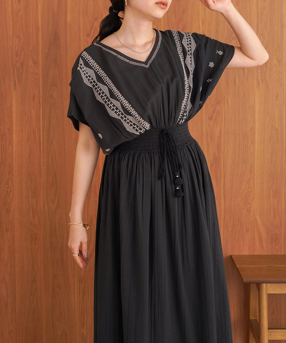 front embroidery onepiece