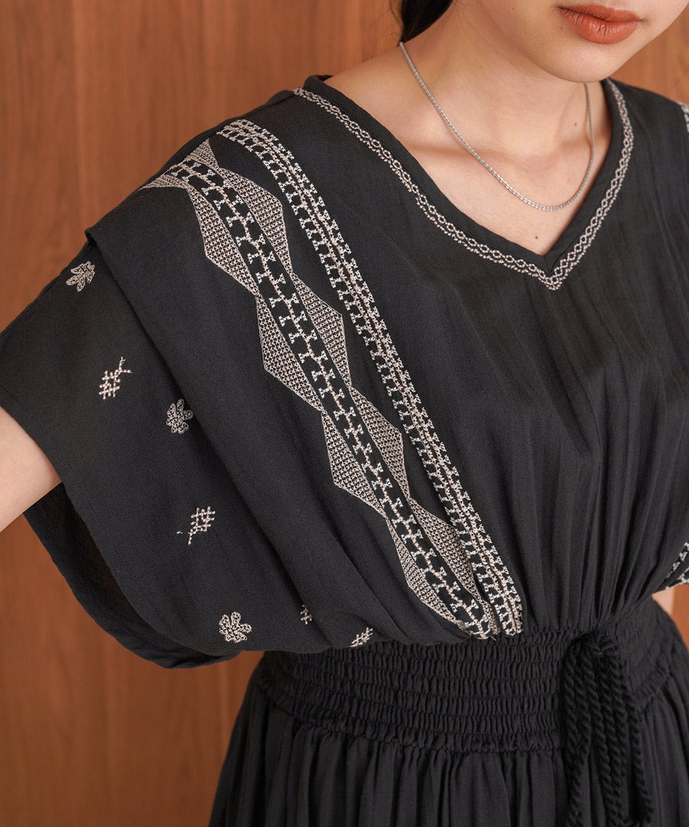 front embroidery onepiece