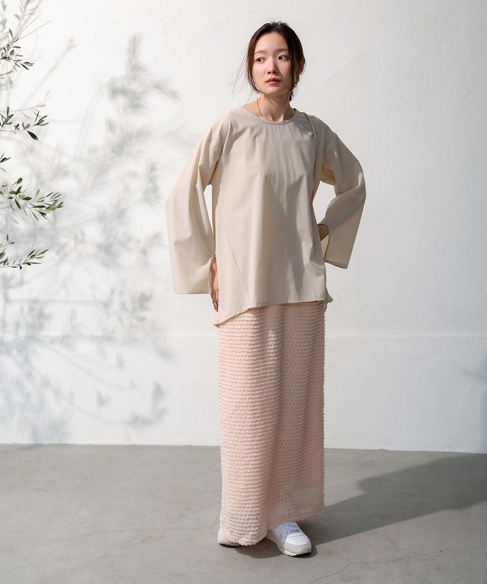 RASH GUARD TWIST BACK BLOUSE