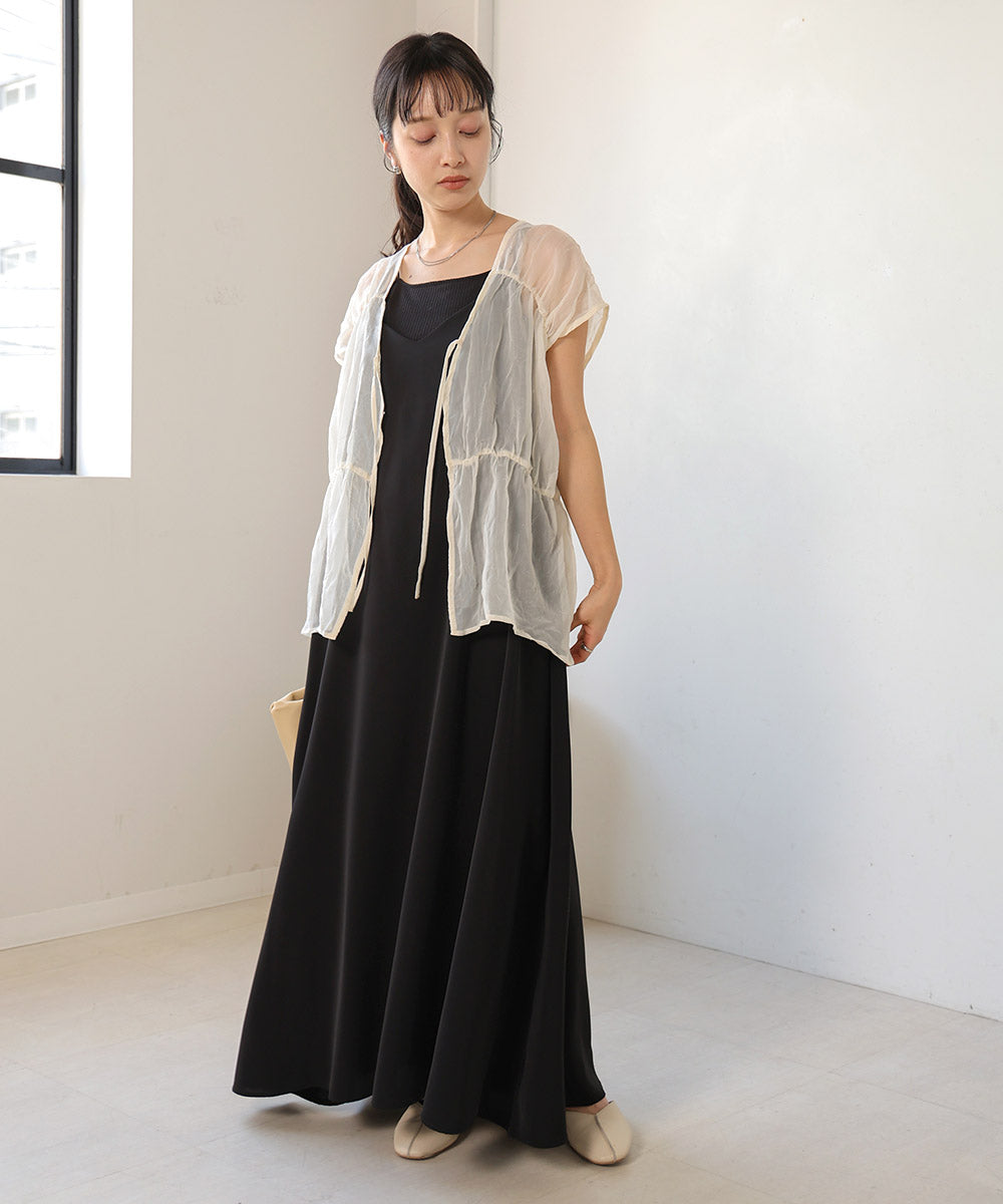 2way gathered blouse