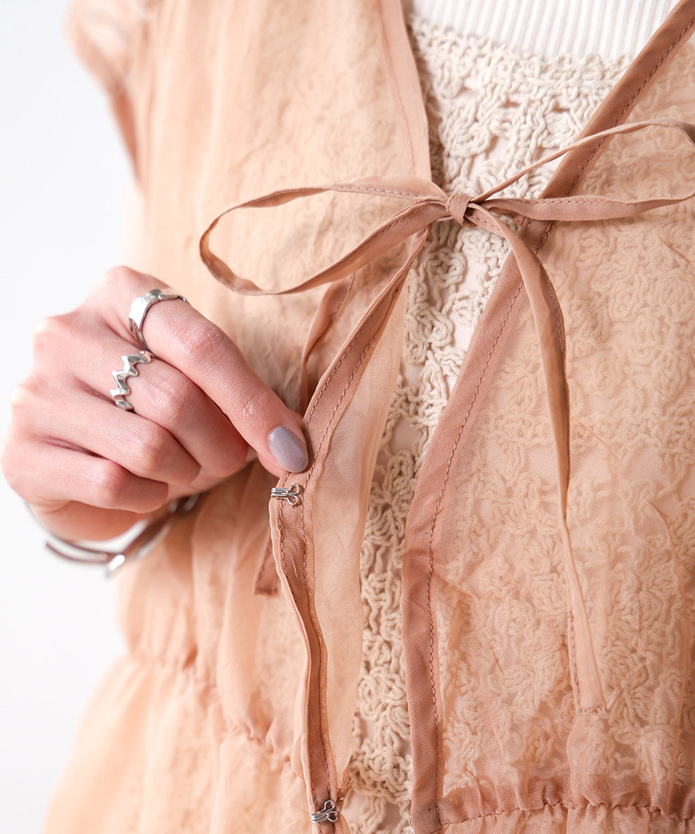 2way gathered blouse