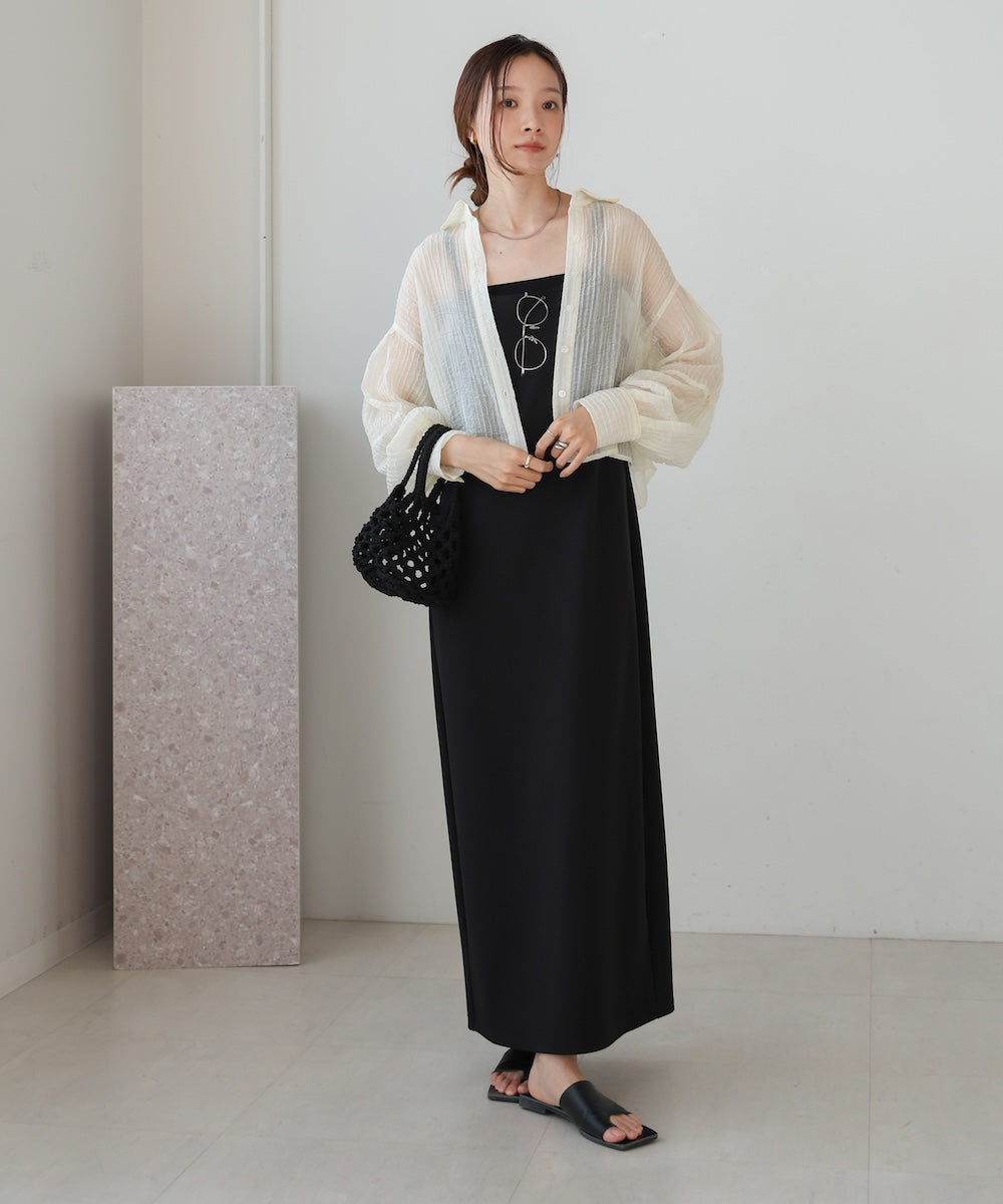 tuck sleeve compact sheer shirt blouse