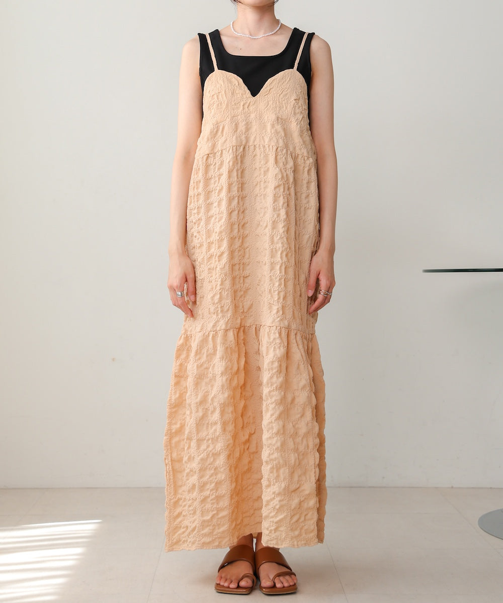 poko poko tiered cami onepiece