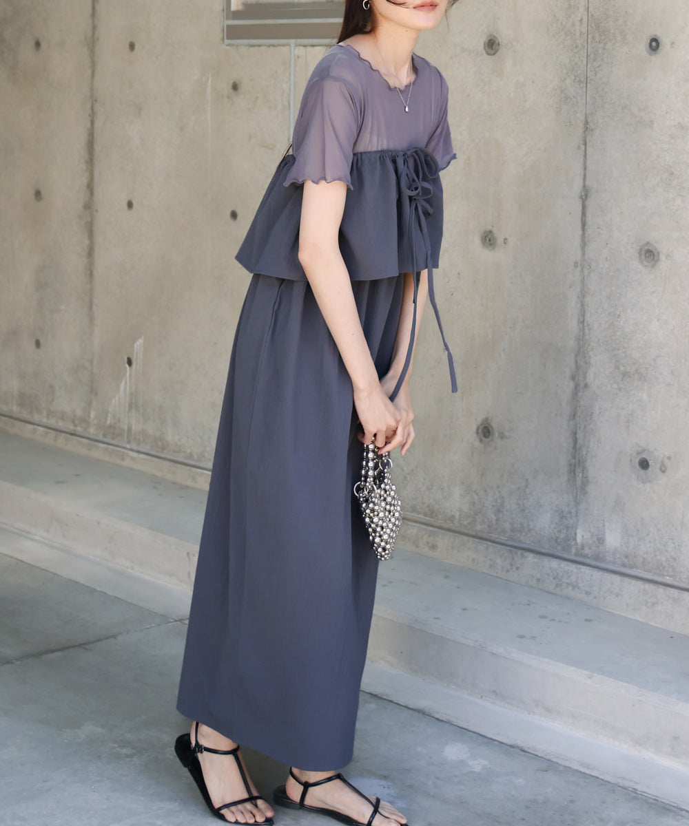 【S・Mサイズ展開あり】マルチWAYビスチェセットワンピース