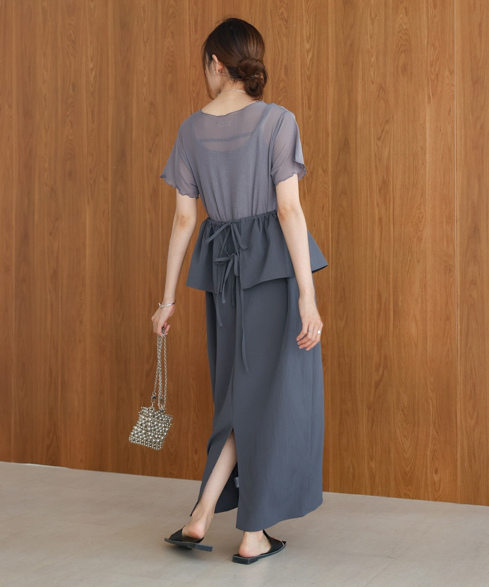 【S・Mサイズ展開あり】マルチWAYビスチェセットワンピース