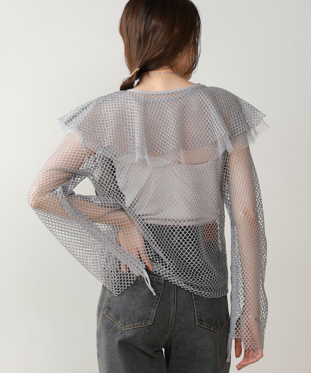 ribbon mesh tops + multi-way color