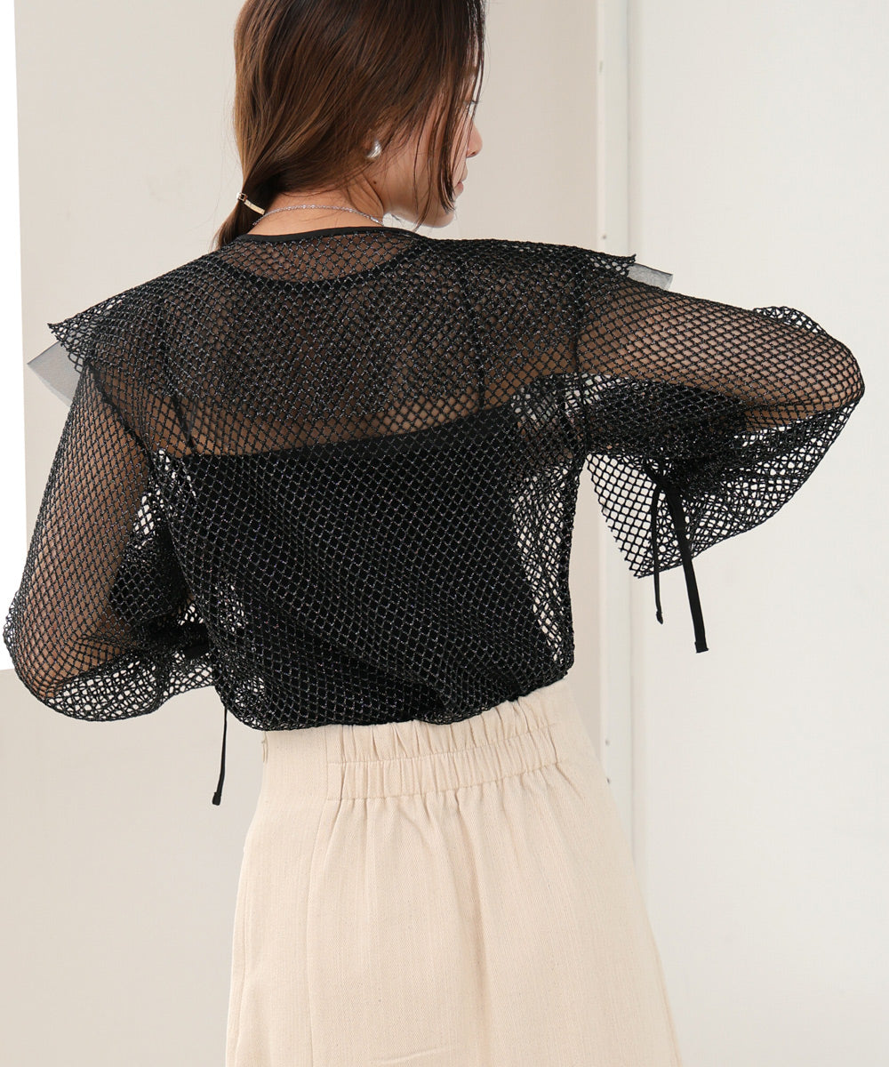 ribbon mesh tops + multi-way color