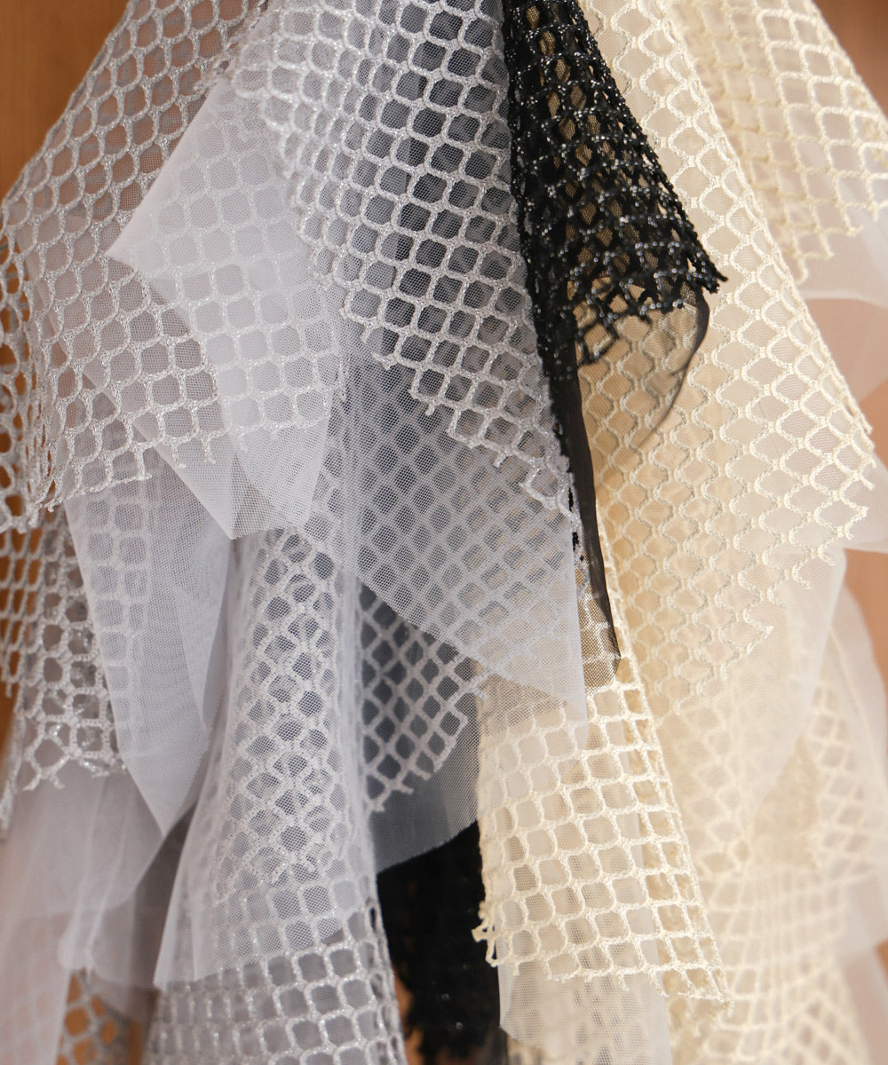 ribbon mesh tops + multi-way color