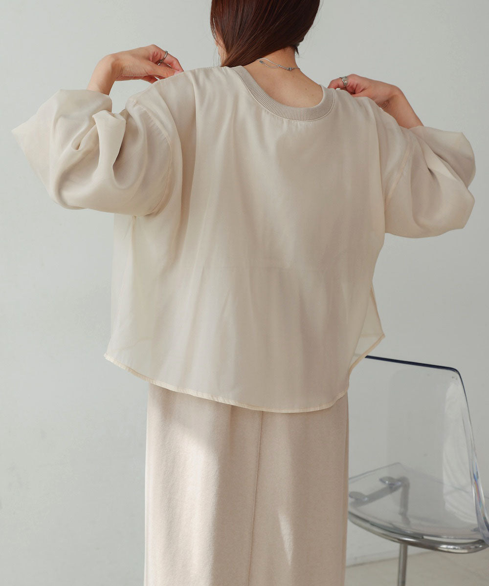 【S・Mサイズ展開】ロゴシアードッキングスウェットワンピース