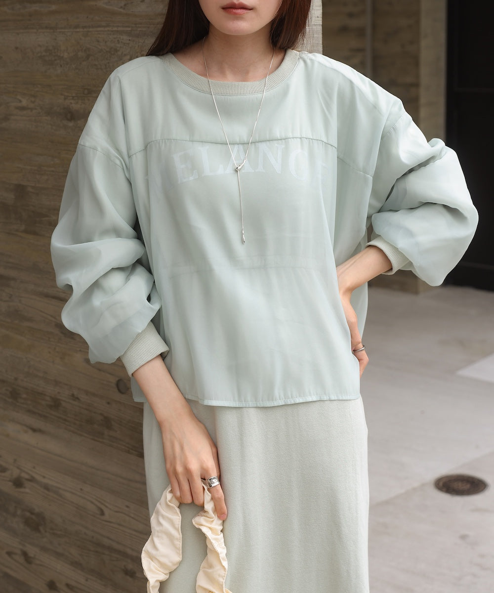 【S・Mサイズ展開】ロゴシアードッキングスウェットワンピース