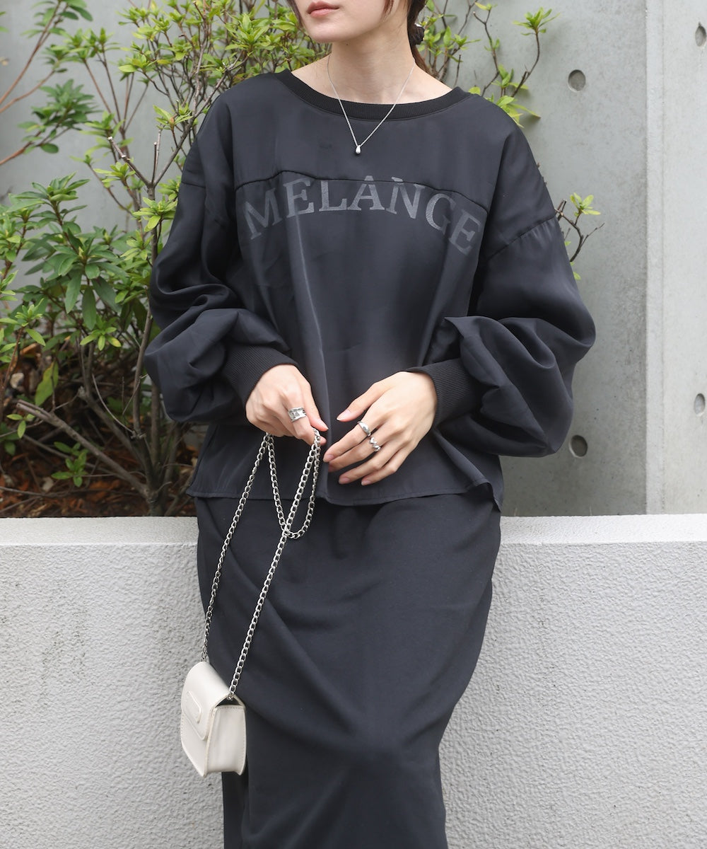 【S・Mサイズ展開】ロゴシアードッキングスウェットワンピース