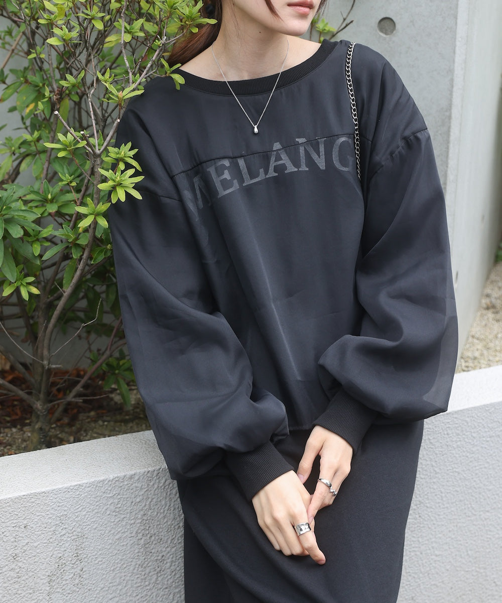 【S・Mサイズ展開】ロゴシアードッキングスウェットワンピース