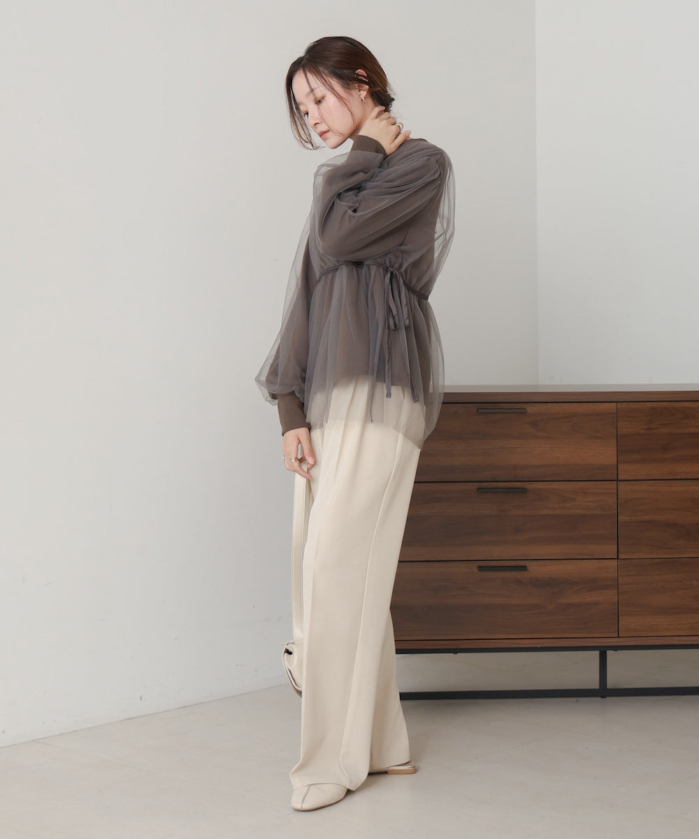 tulle layered sweat
