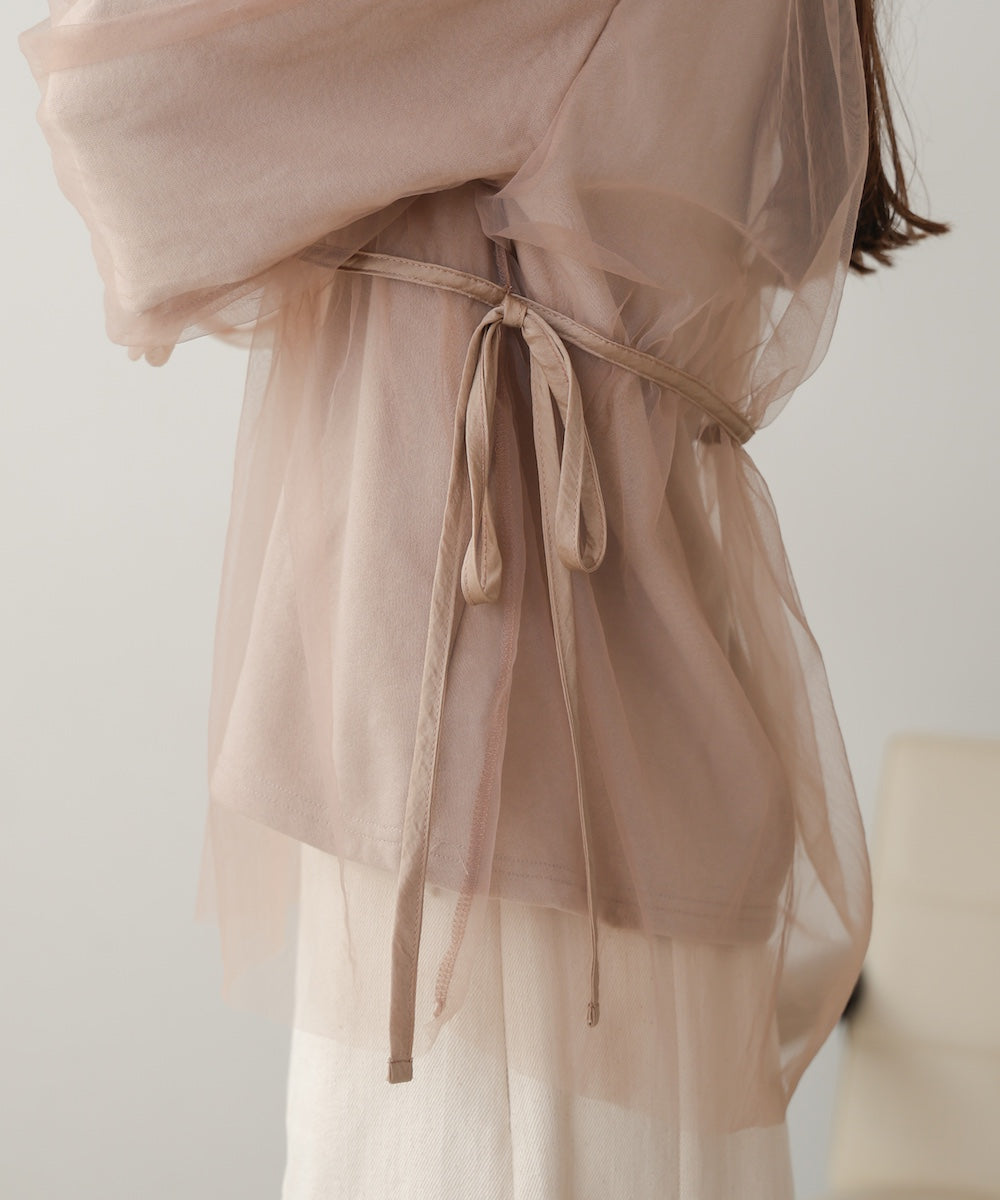 tulle layered sweat