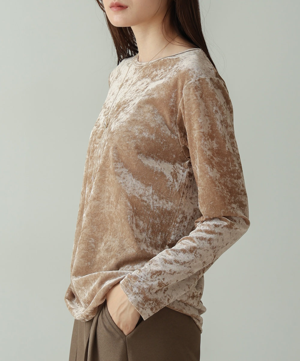 シアーベロアベーシックトップス