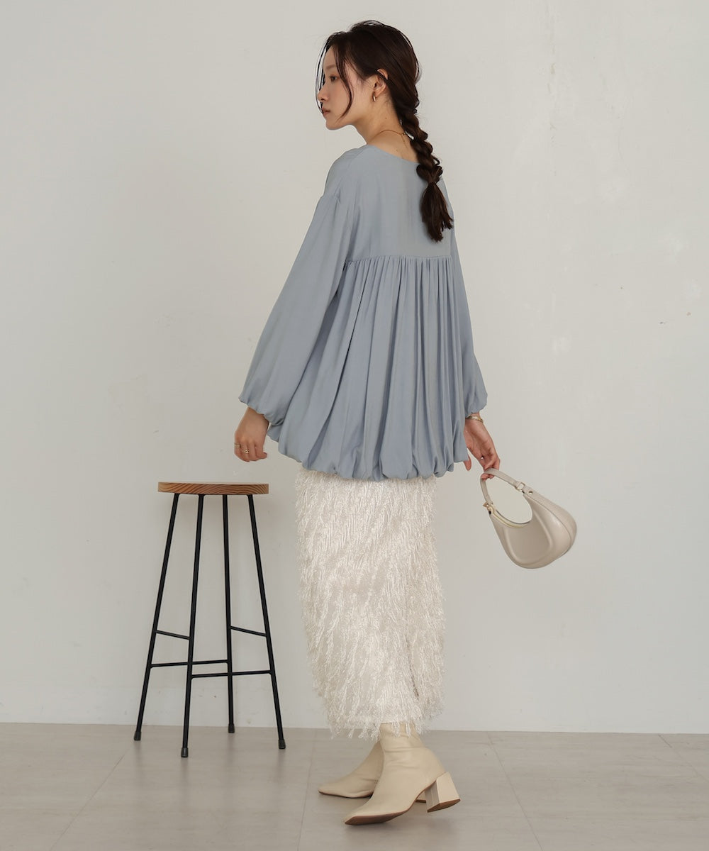 balloon design blouse