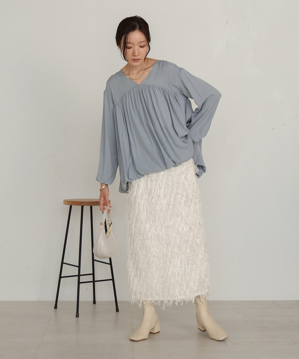 balloon design blouse