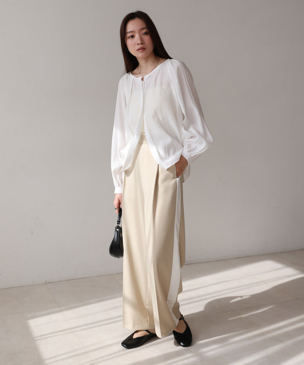 【S・Mサイズ展開】2WAYセンタープレスサイドラインパンツ