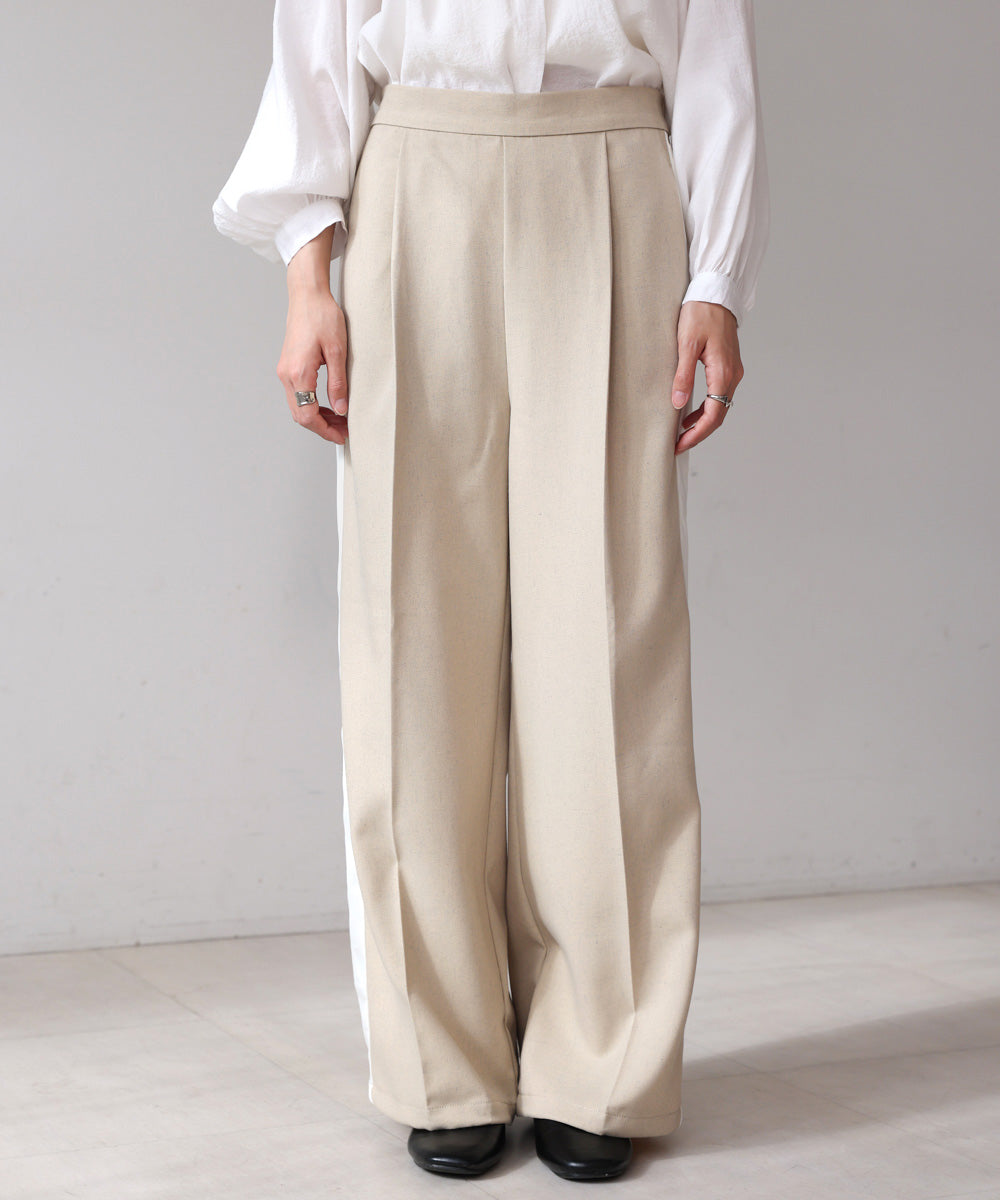 【S・Mサイズ展開】2WAYセンタープレスサイドラインパンツ