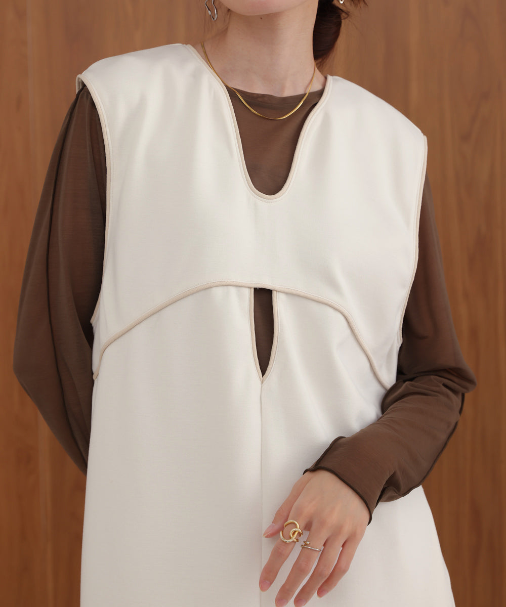 前後2WAYパイピングポンチジャンスカ