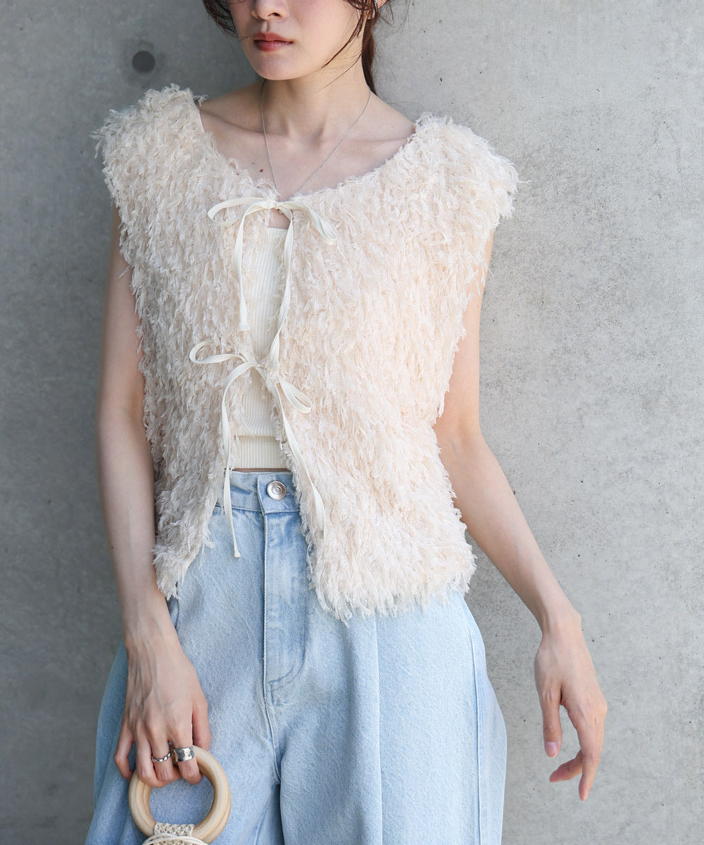 【選べるデザイン】フリンジ2WAYベスト