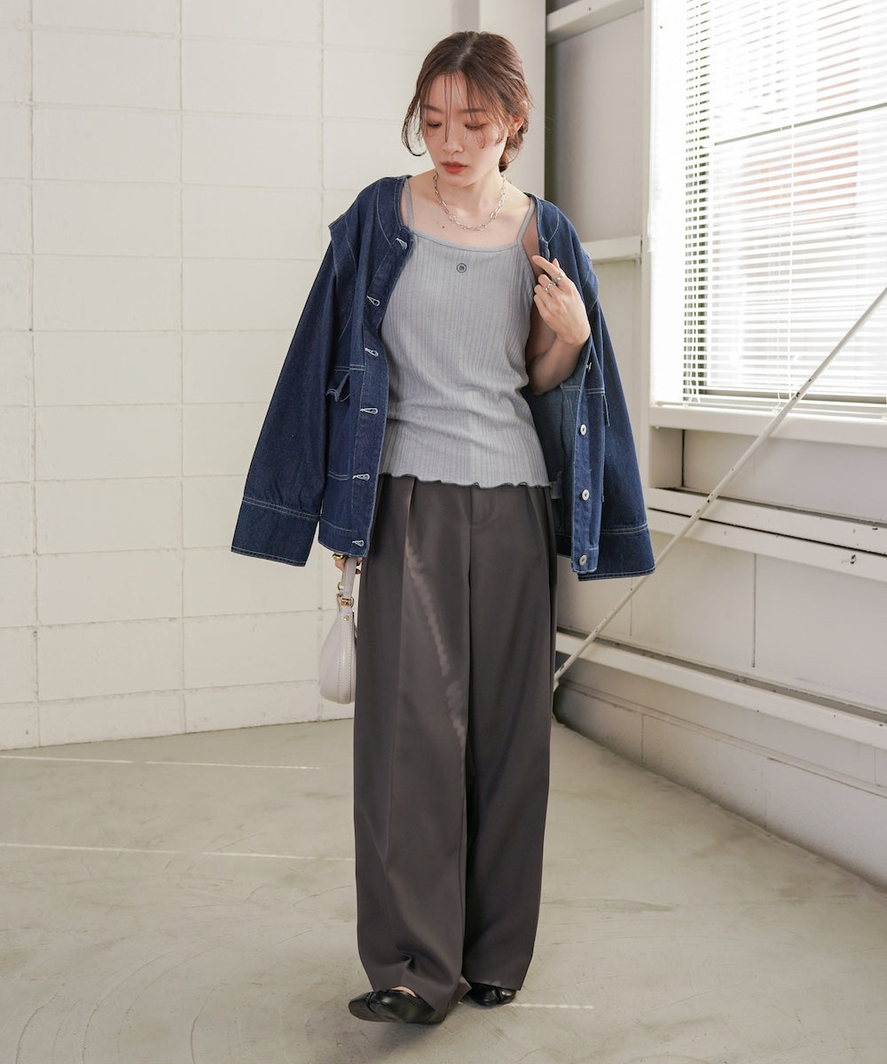 カップ付きアメスリキャミソール