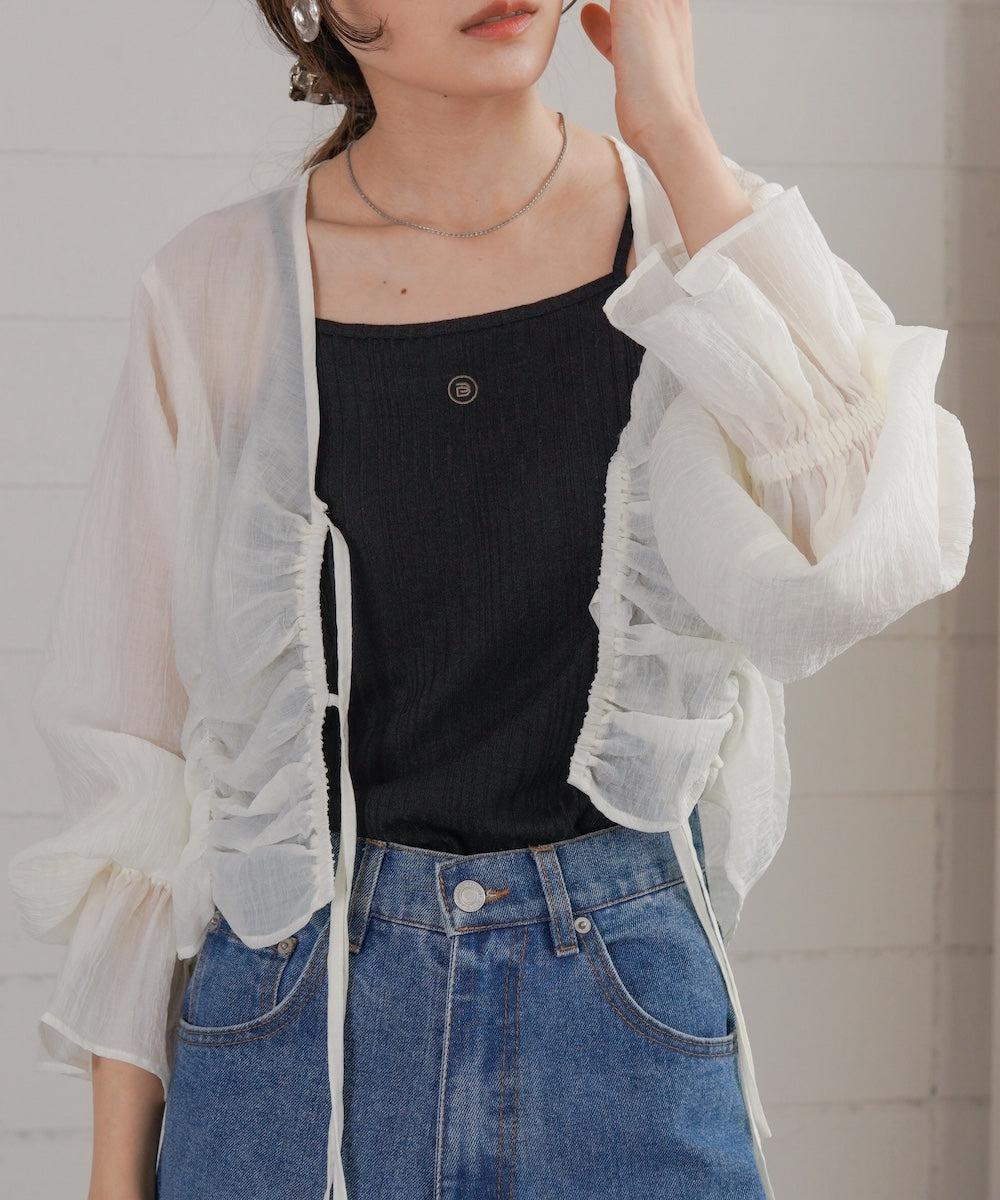 カップ付きアメスリキャミソール