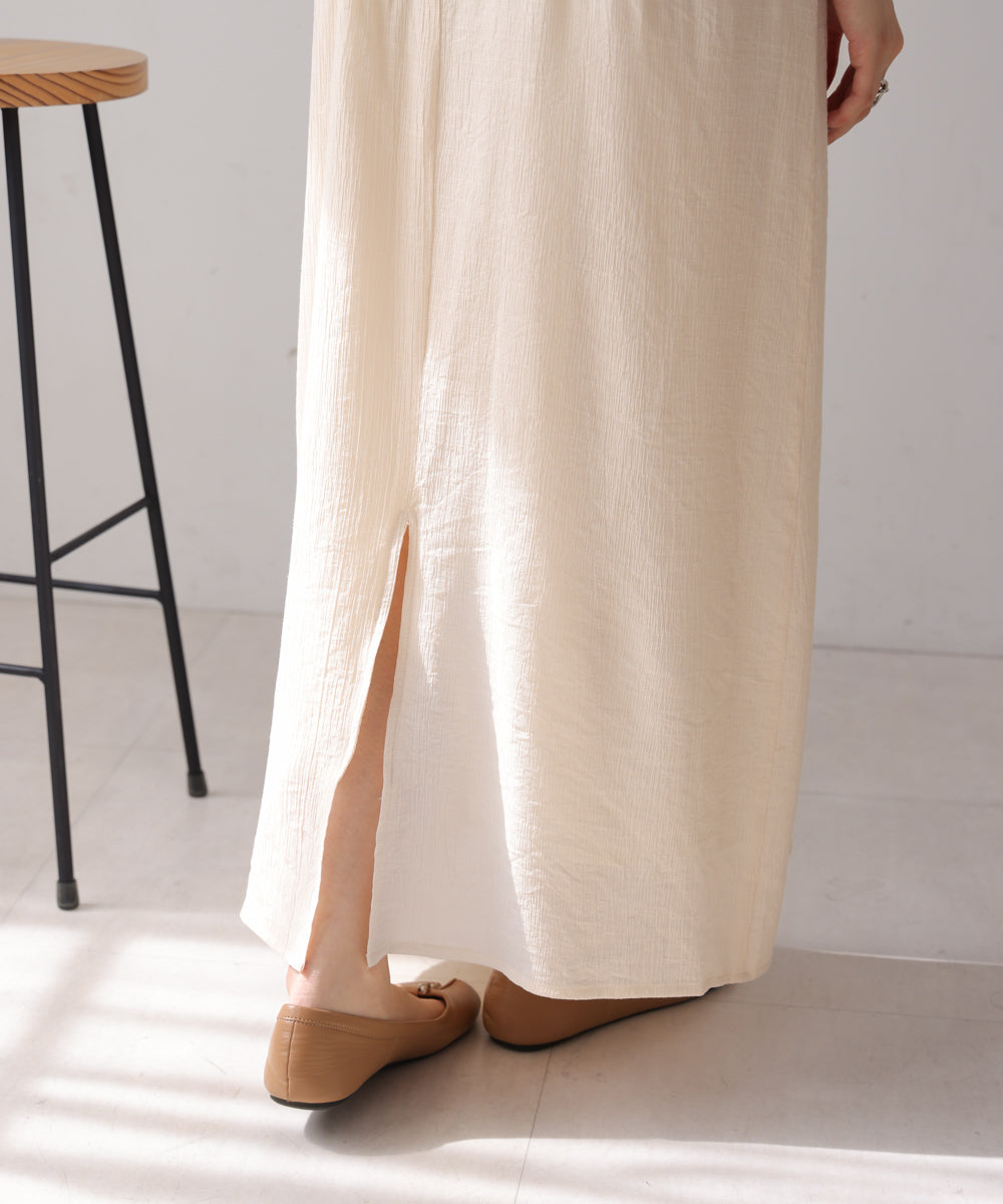 【S・Mサイズ展開】コード刺繍使いキャミワンピース