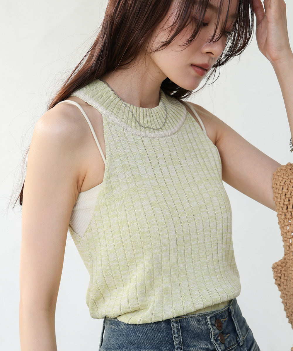 アメスリニットトップス