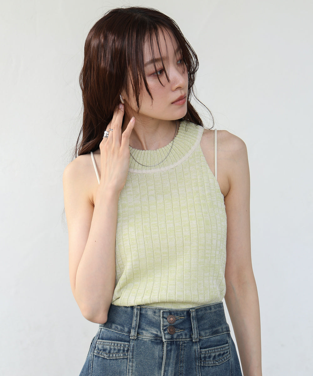 アメスリニットトップス