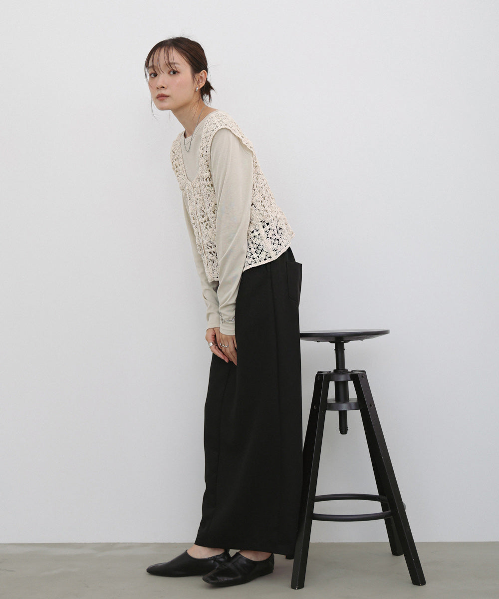 前後2WAYボタン付ビスチェ