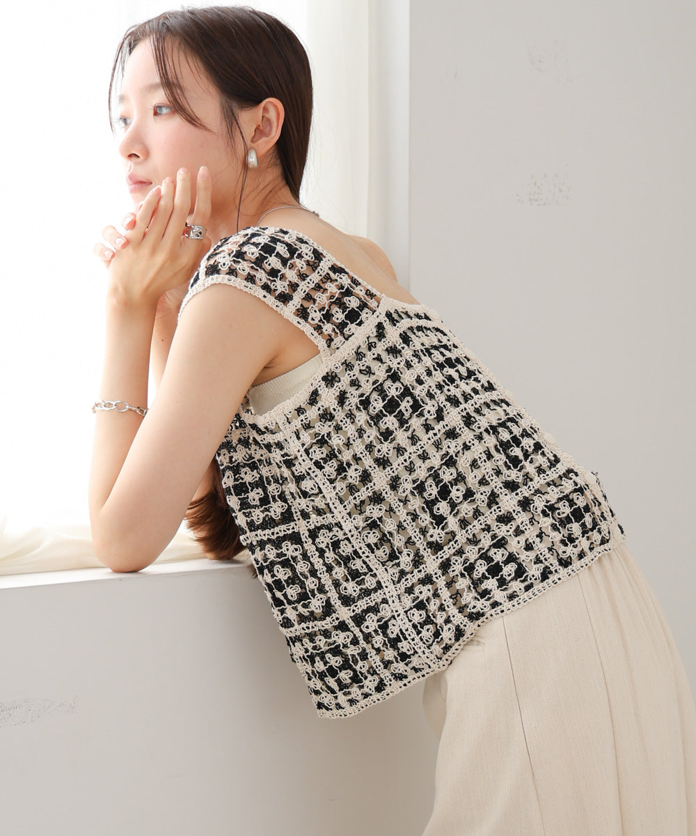 前後2WAYボタン付ビスチェ