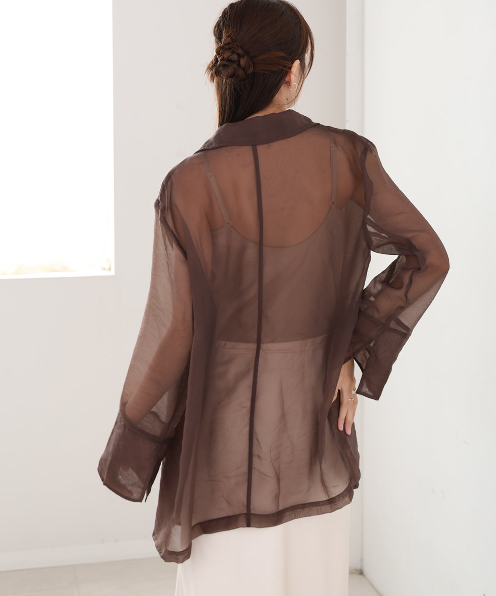 オーガンジーシアーテーラージャケット