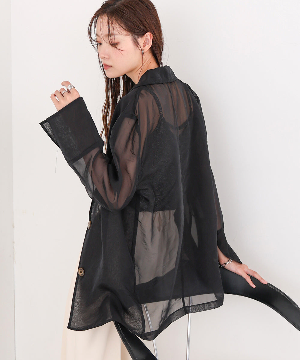オーガンジーシアーテーラージャケット