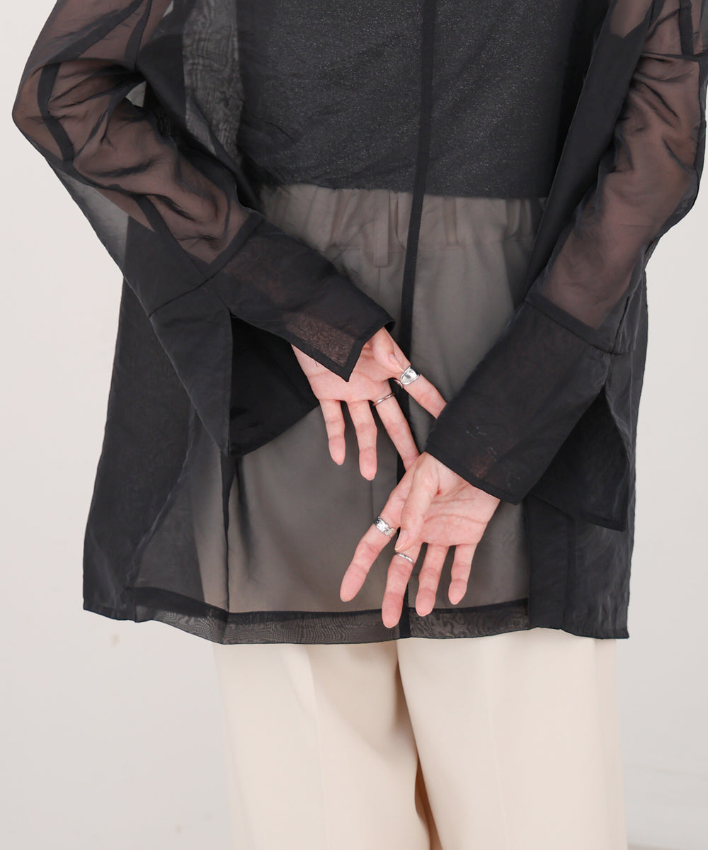 オーガンジーシアーテーラージャケット