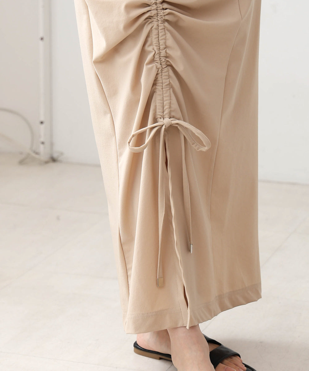 アシメドロストスリットタイトスカート