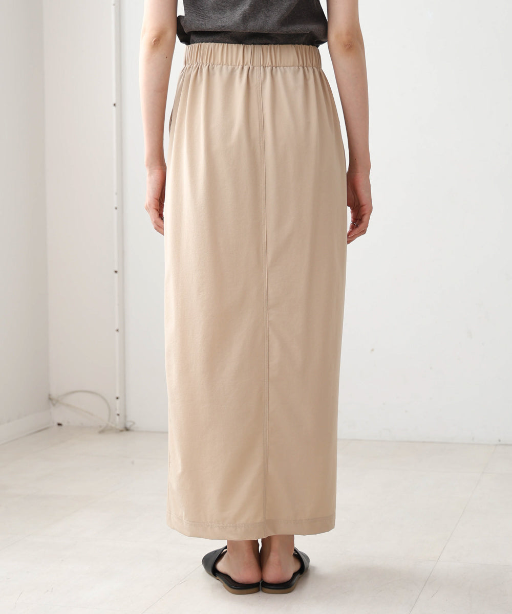 アシメドロストスリットタイトスカート