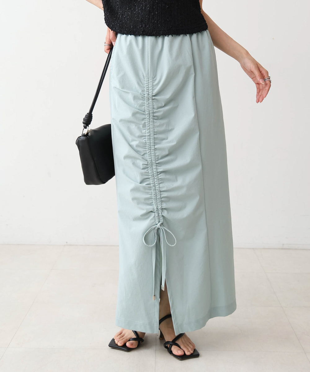 アシメドロストスリットタイトスカート