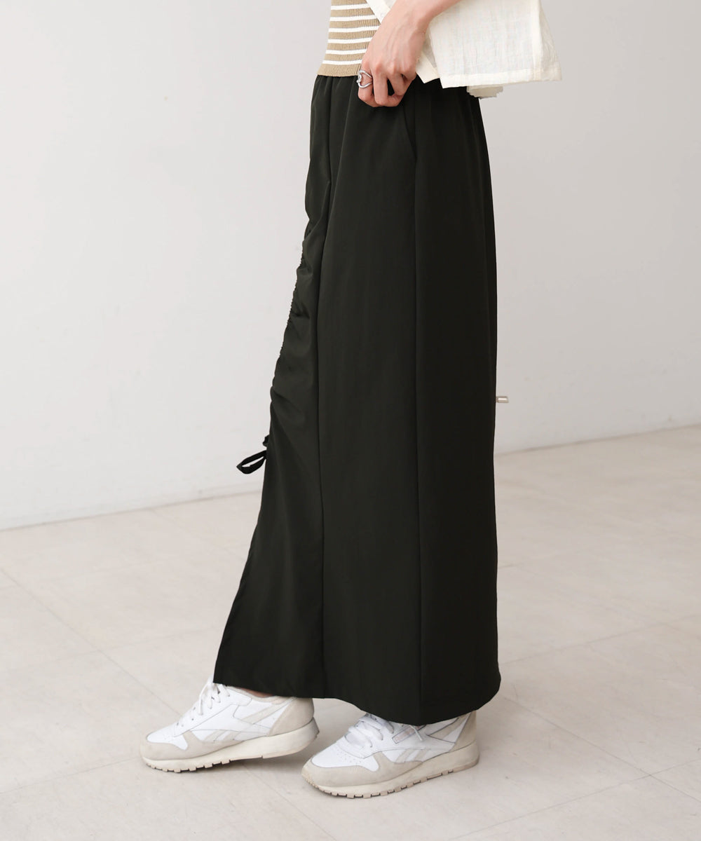 アシメドロストスリットタイトスカート