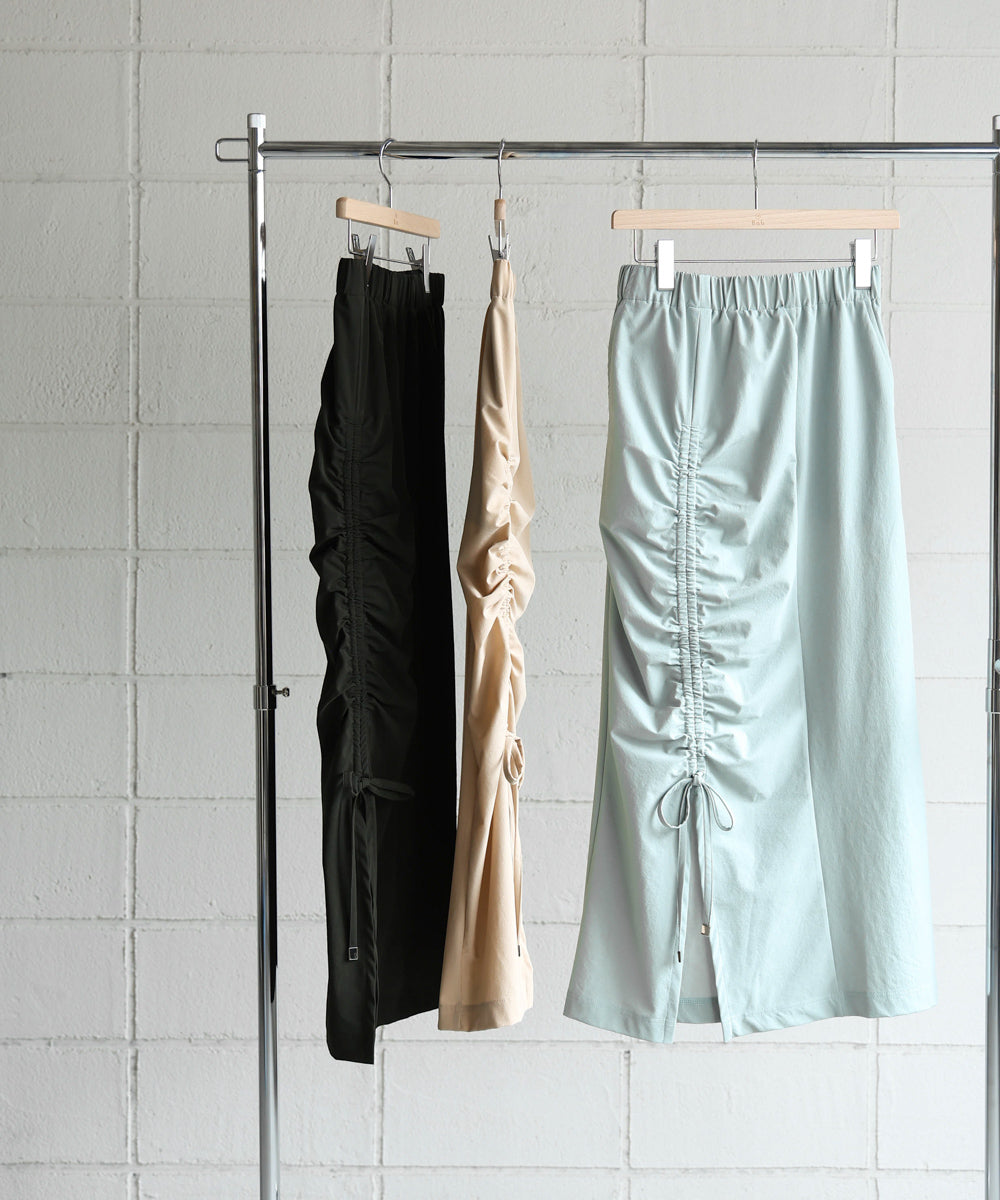 アシメドロストスリットタイトスカート