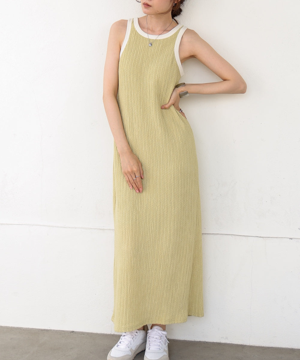 【S・Mサイズ展開】カップ付きアメスリワンピース