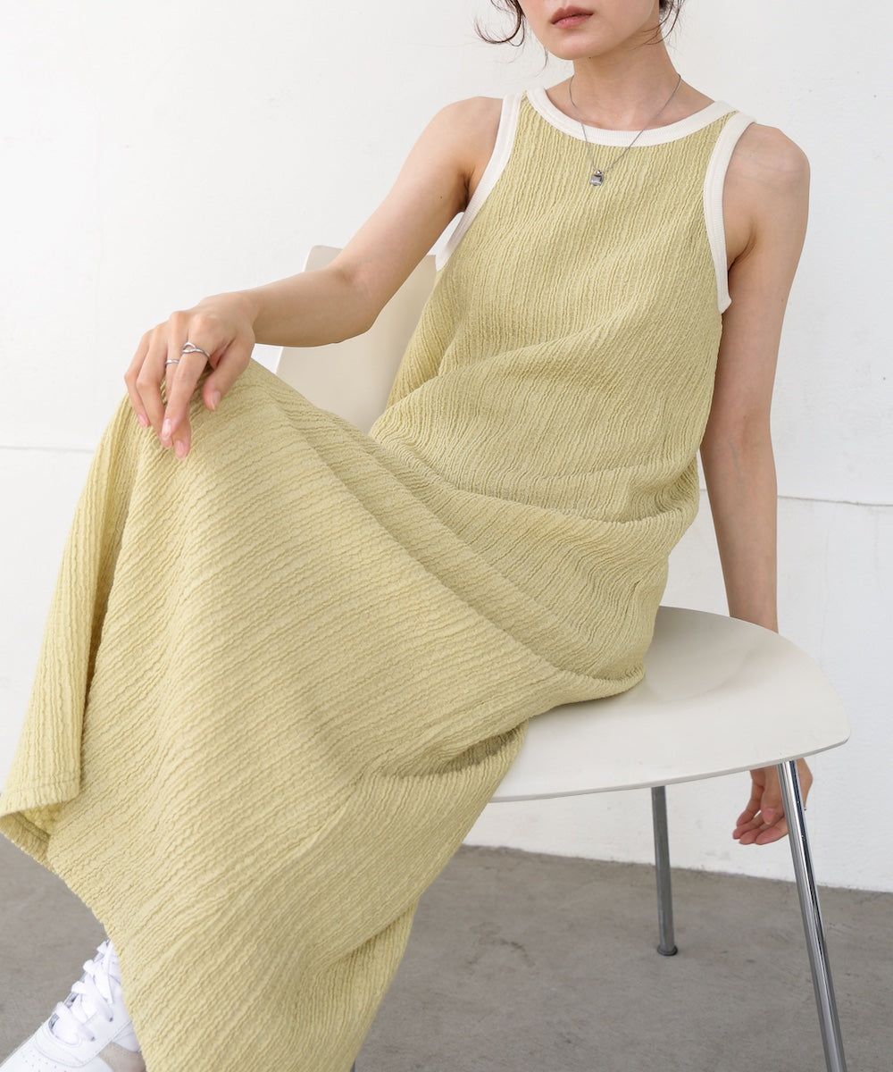 【S・Mサイズ展開】カップ付きアメスリワンピース