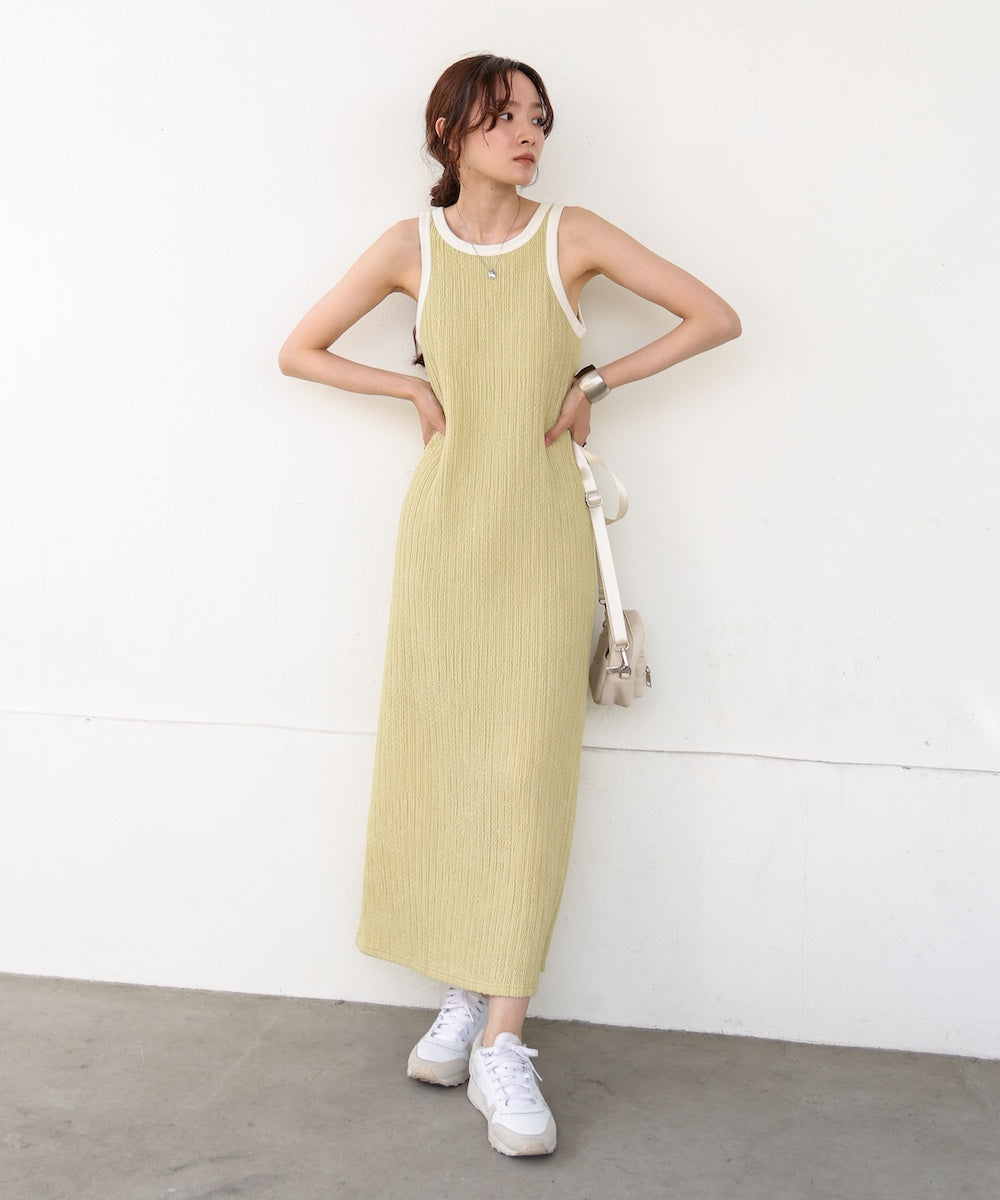 【S・Mサイズ展開】カップ付きアメスリワンピース