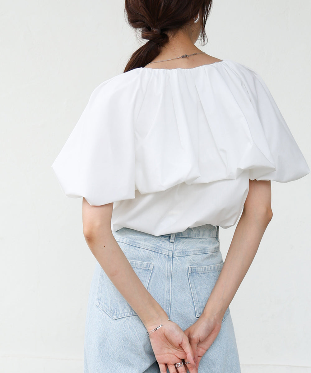 バルーンデザインブラウス