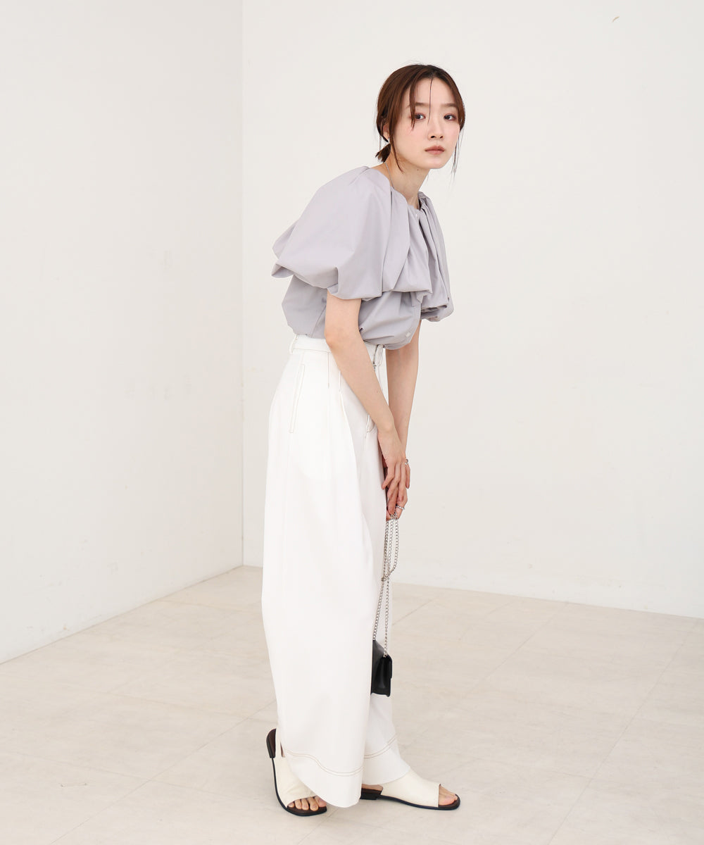 バルーンデザインブラウス