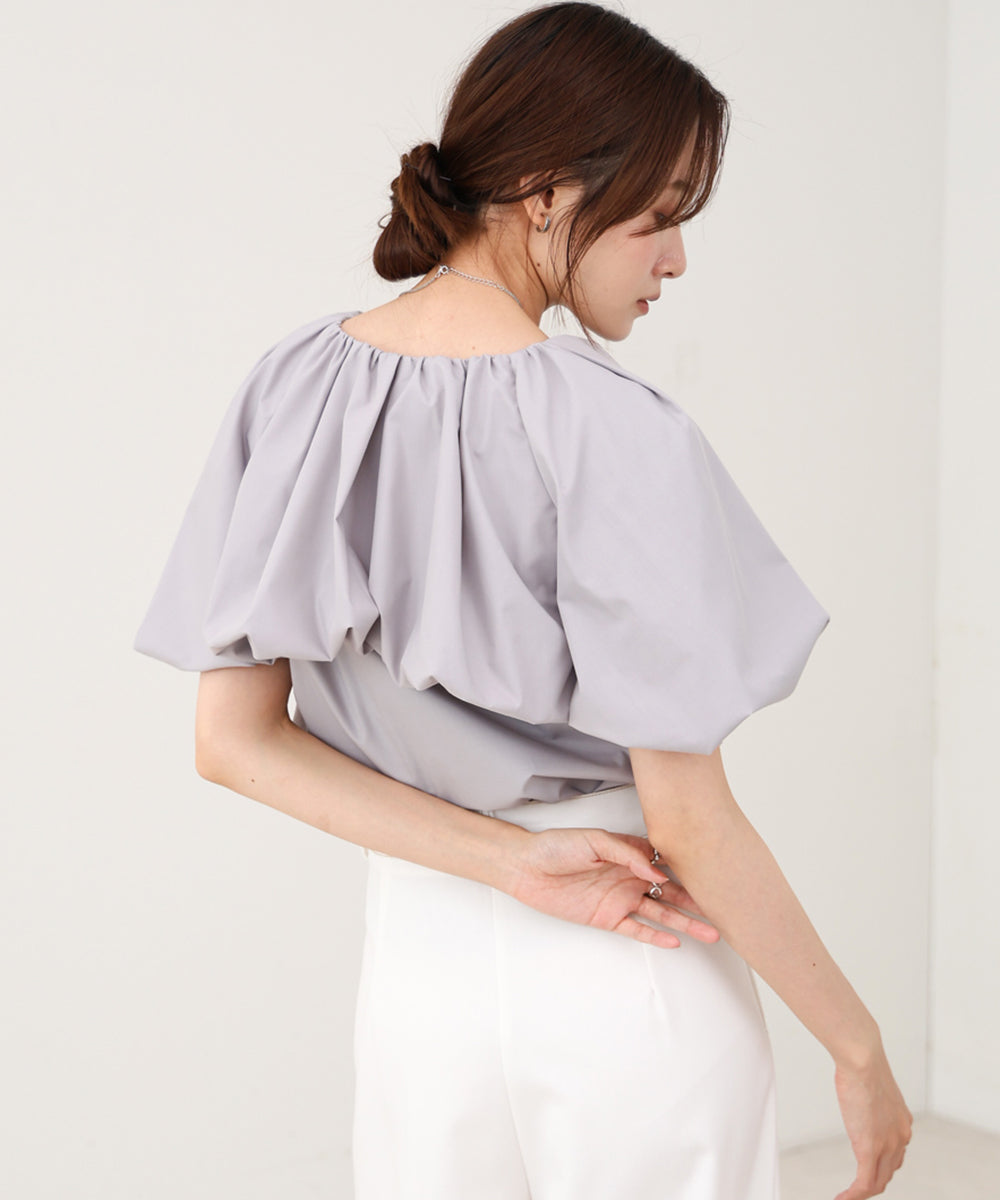バルーンデザインブラウス
