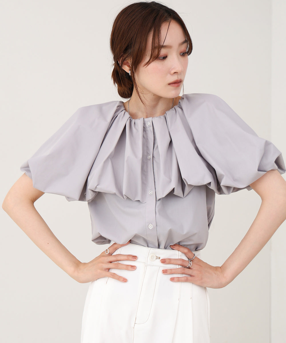 バルーンデザインブラウス