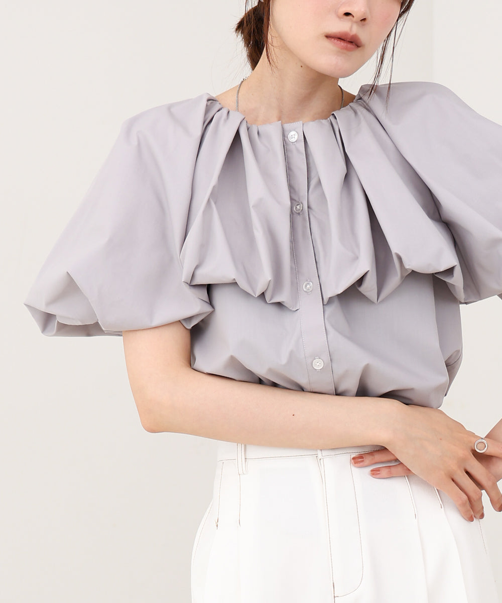 バルーンデザインブラウス