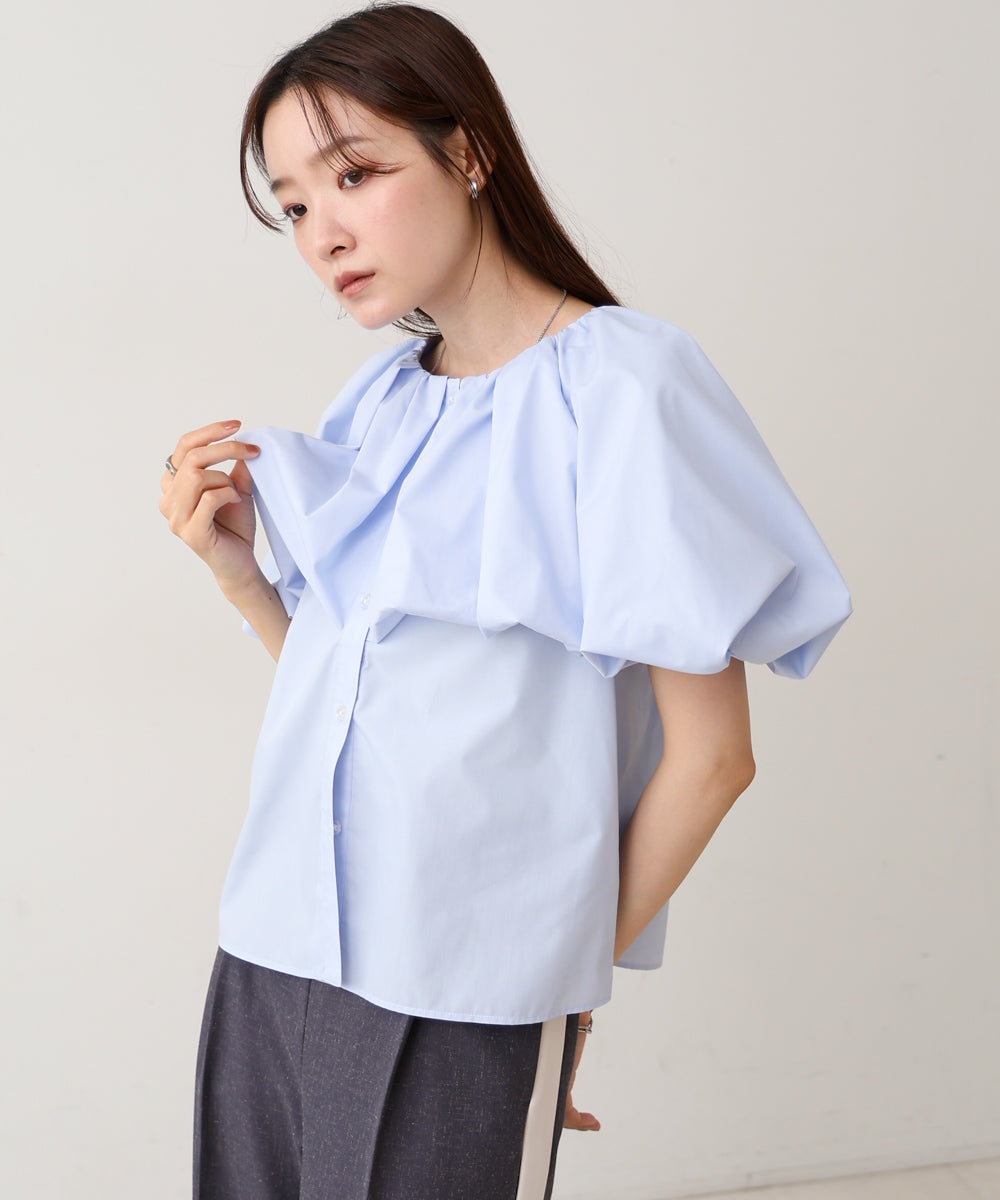 バルーンデザインブラウス
